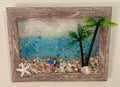 Surfer and Palm Tree - 5" x 7" | Beach Vibe