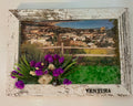 Ventura Coastline - 4" x 6" Crushed Glass 3D Wall Art with Crushed Glass