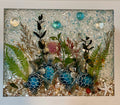 Four (4) Turtles in the Ocean – 8" x 10" Coastal Wall Art