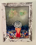 White Beach Babe at the Beach - 5" x 7" Watching Fireworks | Beach Vibe (Copy)