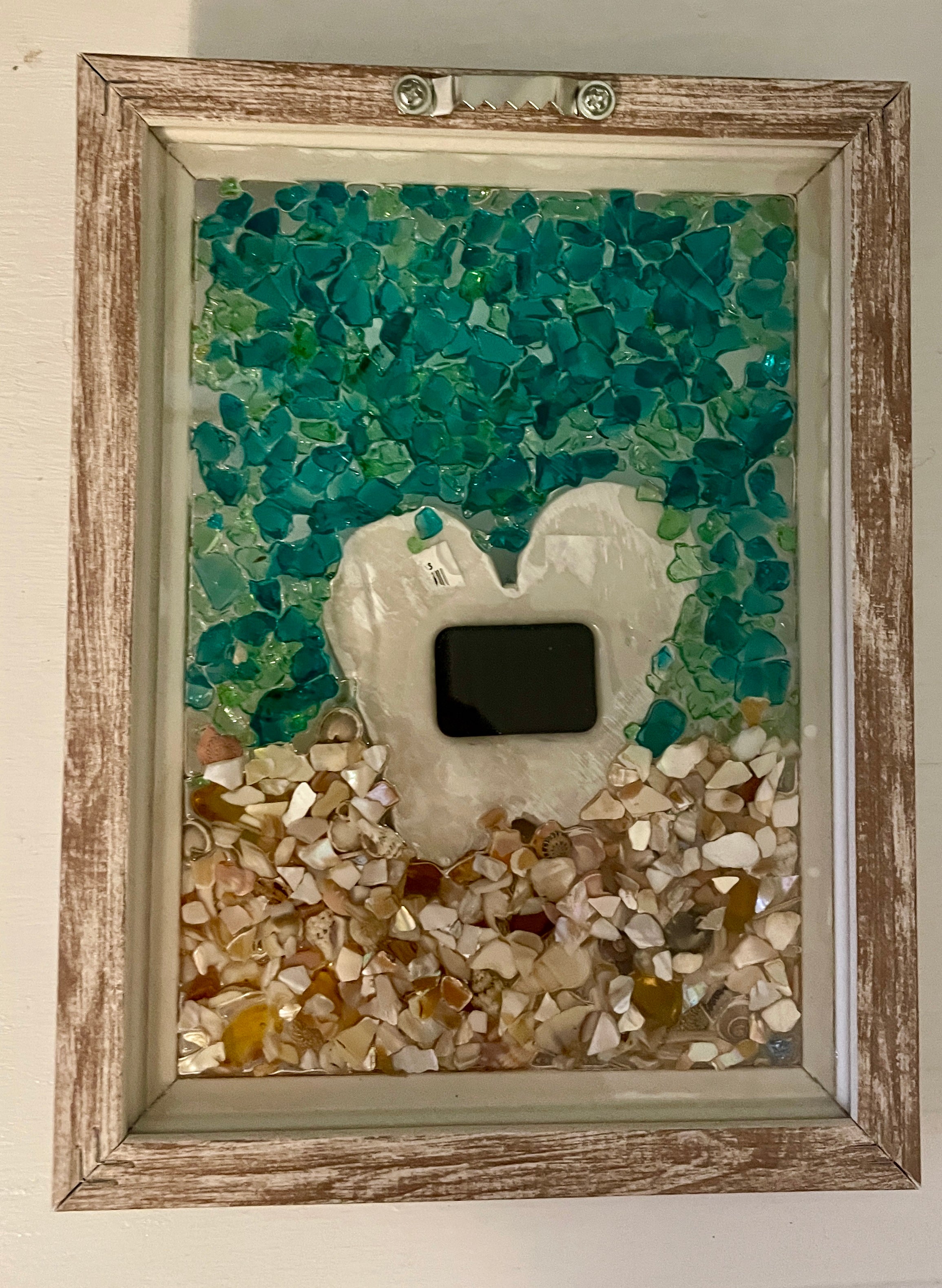Beach Sandals on Sand with Starfish - 5" x 7"