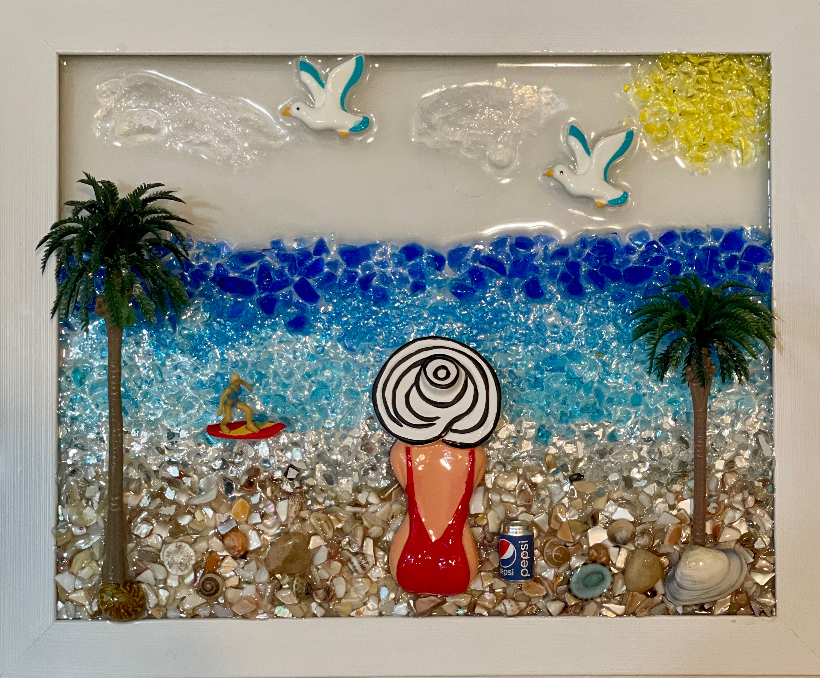 Beach Babe on Beach - 8" x 10" | Beach Vibe Designs