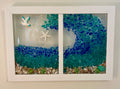 Two Frame Ocean Wave with Seagull - 8" x 12" | Beach Vibe