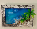 Beach Scene with Palm Trees & Starfish – 4" x 6"