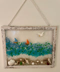 Sailboats & Seagull Coastal Wall Art – 8" x 10"