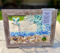 Lucky Turtle Charm - Inspirational Beach Note attached - 4" x 6" | Beach Vibe