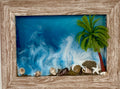 Beach Scene with Palm Tree - 3" x 5" | Beach Vibes #1081
