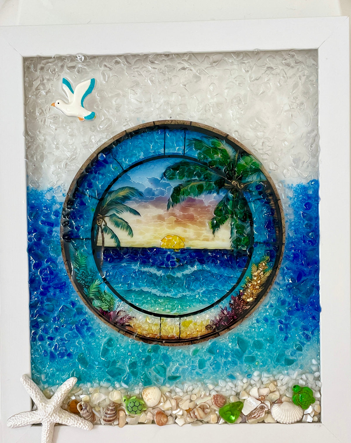 Beautiful Beach Design - 9" x 11" | Beach Design #1076