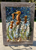 Family of Seahorses | 5" x 7" Coastal Wall Art