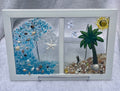 Split Picture with Beach Scene - 12" x 8"