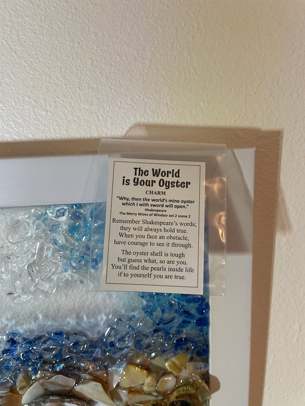 Coastal Oyster Shell Art - Inspirational Beach Decor