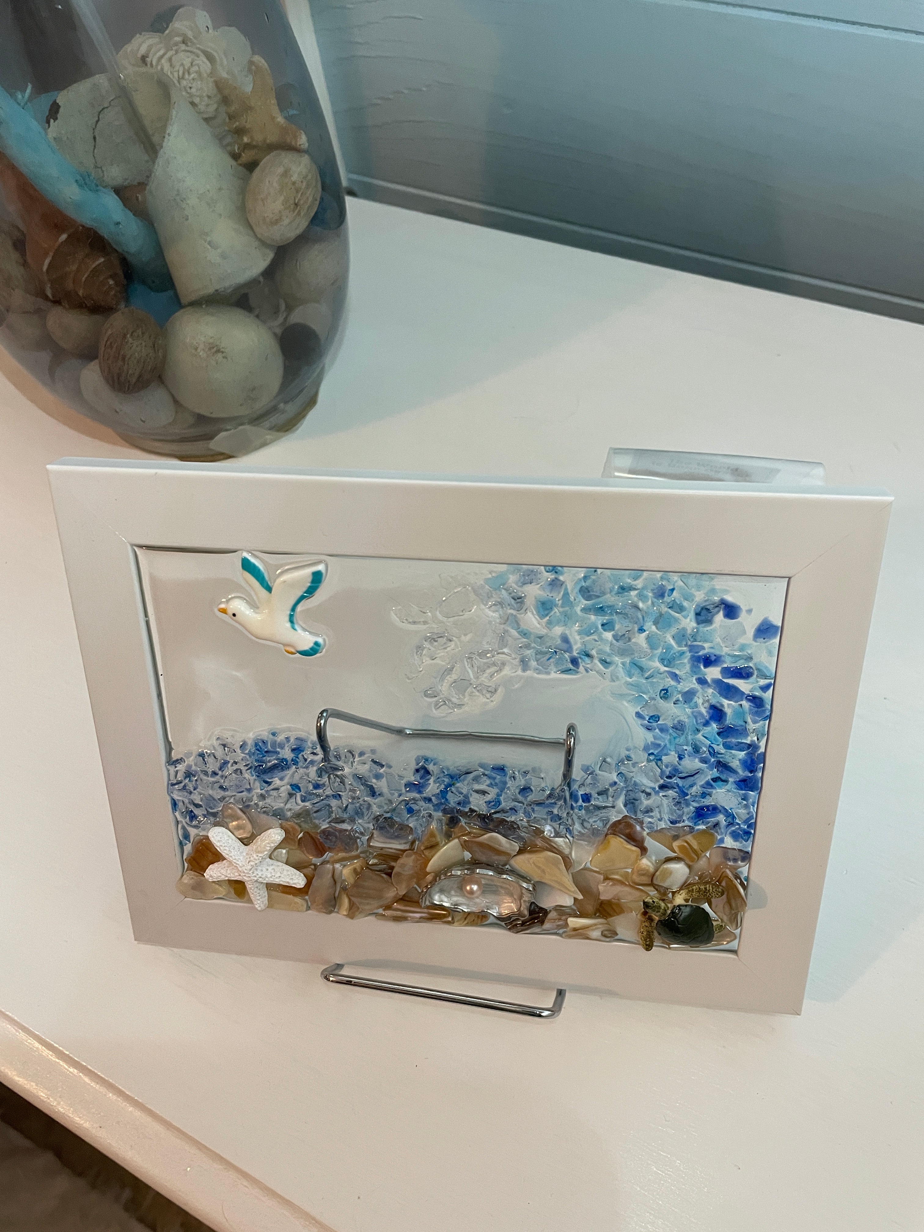 Coastal Oyster Shell Art - Inspirational Beach Decor